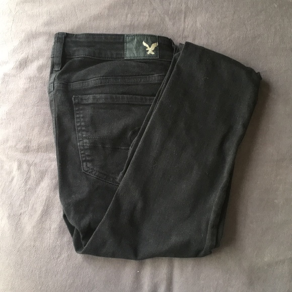 American Eagle Outfitters Denim - American Eagle Black Jeggings with Rips in Knees American Eagle Outfitters Denim - American Eagle Black Jeggings with Rips in Knees